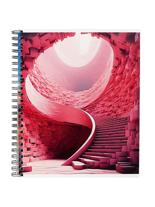 Цена за 2 шт. Тетрадь 96 листов в клетку, на гребне Геометрические фигуры в природе, МИКС - Calligrata фото 3