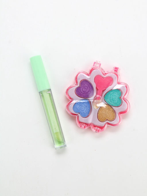 Косметика детская в сумочке «Ты прекрасна» для девочек: блеск прозрачный 10 г, тени 4 цвета, МИКС