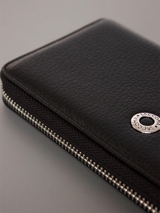 LACCOMA кошелек LA-1073-черный натуральная кожа  фото 3