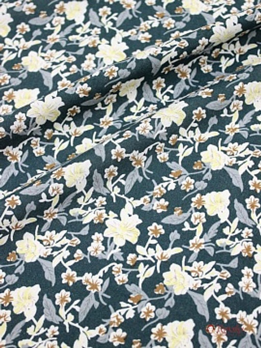 Штапель Гузель цв.темная морская волна, ш.1.45м, вискоза-100%, 90гр/м.кв