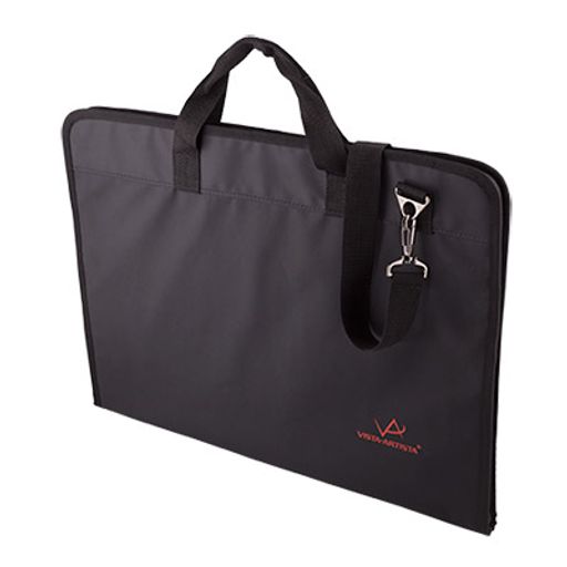 VISTA-ARTISTA Папка на молнии SHY-02 A2 77 x 58 x 2 см 100% нейлон узкая/черный