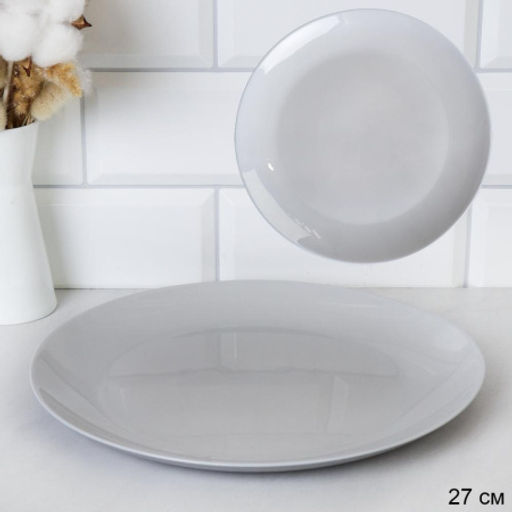 Тарелка 270 мм Серый цвет / GR-FLYGP105 /уп 36/