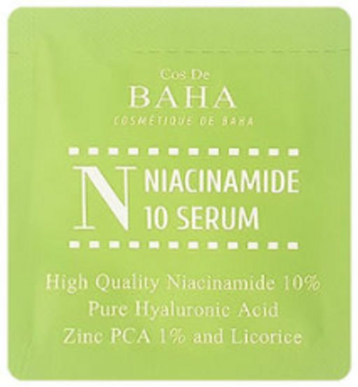 5шт*1,5МЛ! ПРОБНИК Сыворотка Cos De Baha N Niacinamide 10 Serum (1,5 мл)