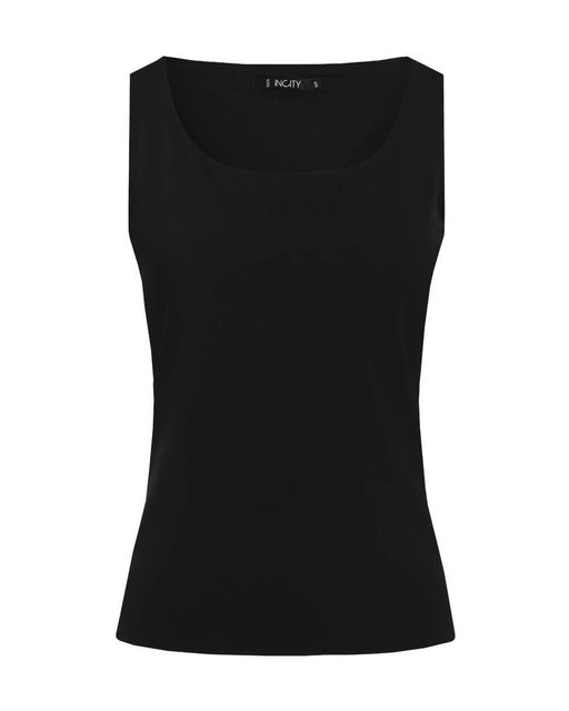 Черный топ в спортивном стиле - Incity фото 2