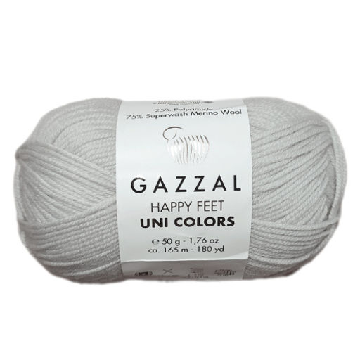 Хеппи фит однотонный (Happy feet Uni Colors) пряжа GAZZAL 75%меринос 25%полиамид10х50г/165м