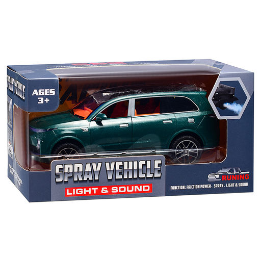 Машина "Мощный ход" (свет, звук) в коробке