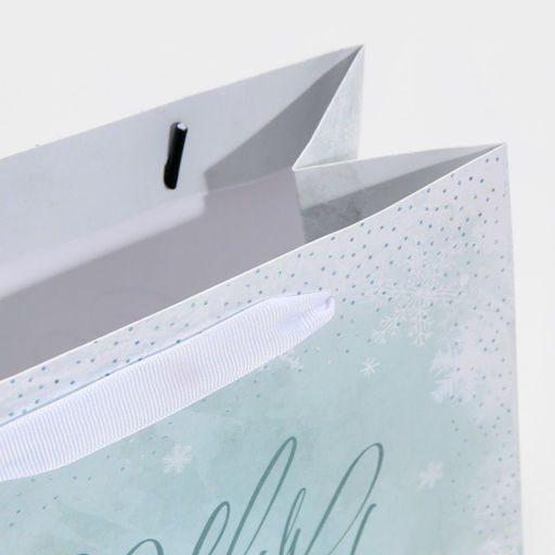 Пакет ламинированный квадратный Вьюга, 22 22 11 см - Дарите счастье фото 5