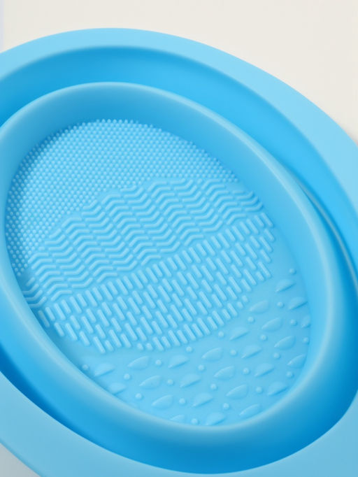 Ванночка - коврик для очистки кистей, 15×11 см, МИКС