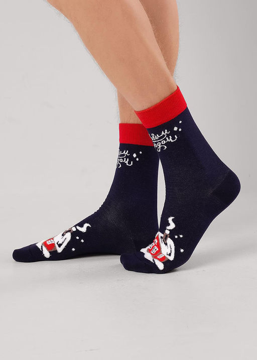 (CLE) К6556Л носки муж. НГ (ЧЗ)