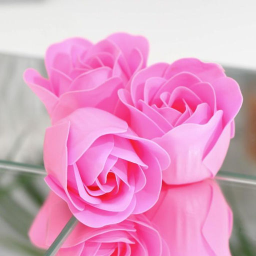 Мыльные розочки, розовые, набор 6 шт. - SB BEAUTY фото 4