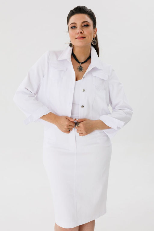 Юбка ANELLI 1410 белоснежность  фото 7