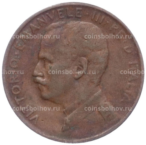 Монета 1 чентезимо 1912 года Италия