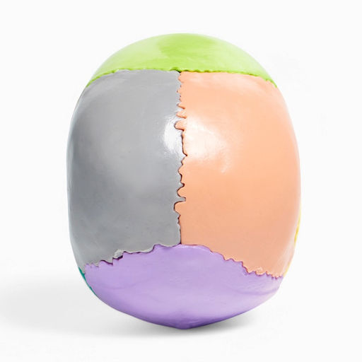 Анатомическая модель «Макет черепа человека», разборный, цветной, 14×10×11 см