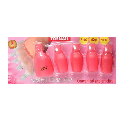 Nail Art Зажим-прищепка педикюрная для снятия искусственных покрытий  фото 2