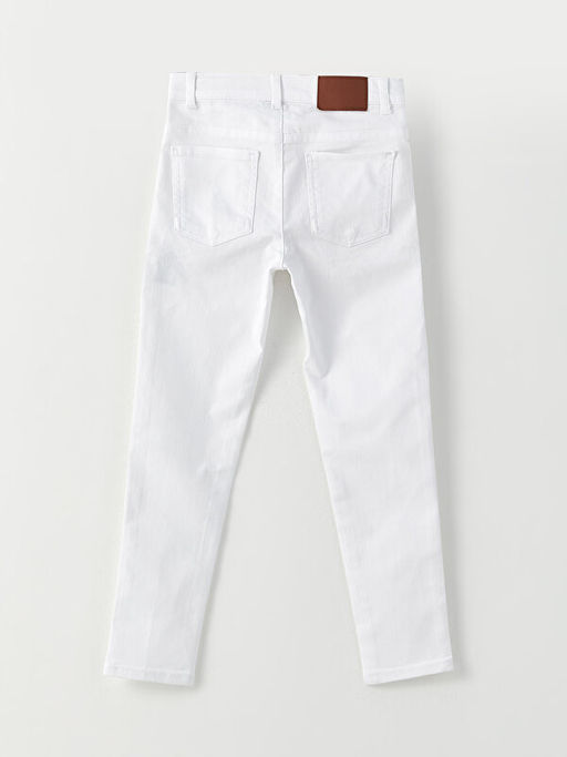 Super Skinny Fit Basic Gabardin Erkek ?ocuk Pantolon - Waikiki фото 2