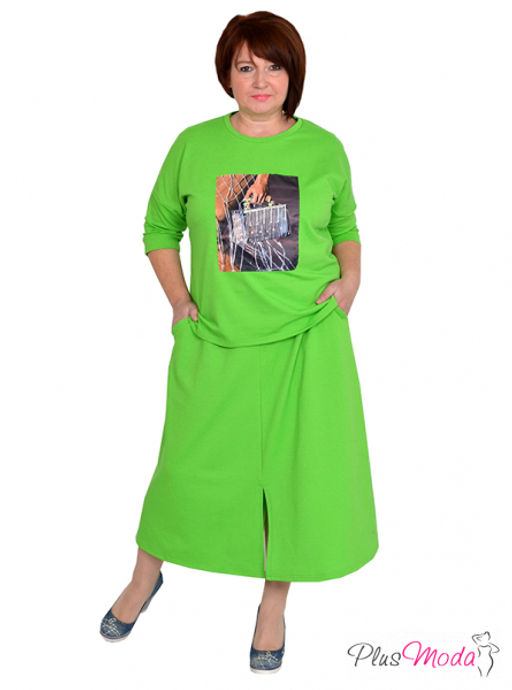 Юбка Модель №882 размеры 44-84 - Plusmoda фото 4