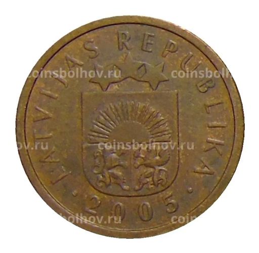 1 сантим 2005 года Латвия