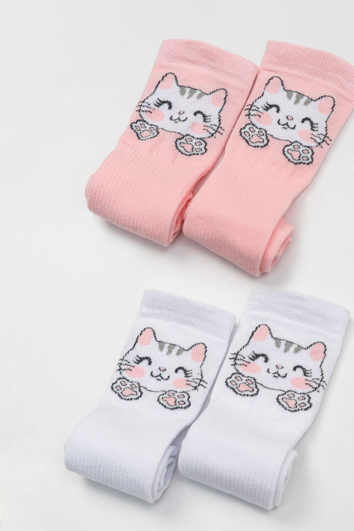 Гольфы детские Мяу (набор 2 пары)