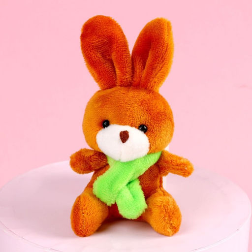 Цена за 6 шт. Мягкая игрушка Моей половинке, зайчик, цвета МИКС, в шоубоксе - Milo toys фото 4