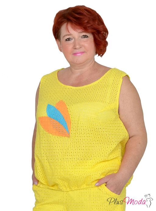 Майка Модель №1644 размеры 44-84 - Plusmoda фото 2