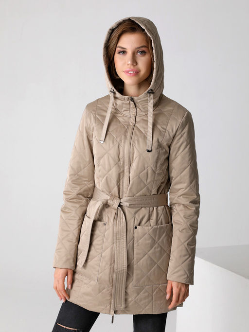 22114 Куртка т.бежевый - Dizzyway фото 3