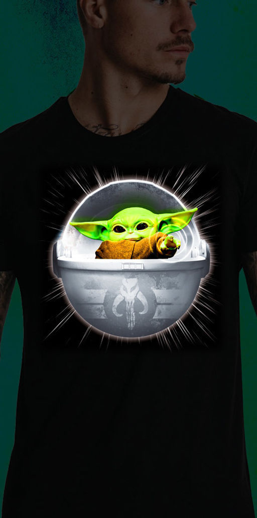 Футболка мужская BABY YODA - Good фото 2