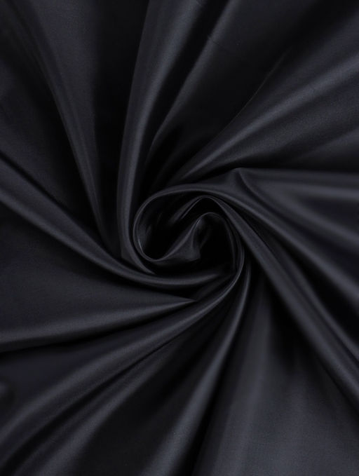 Цена за 100 шт. Подкладочная ткань таффета, 190Т, ширина 150 см, 100 м, полиэстер, чёрная