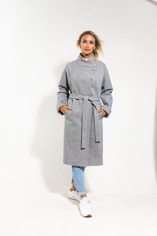Бажена демисезонное пальто 50% шерсть, 50% полиэстер - Дюто фото 3