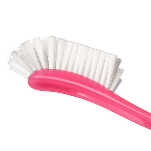 Ёршик для бутылочек и сосок Крошка Я, 25х9 см, розовый