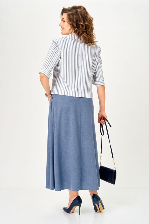 Костюм Aira Style 24141 Полоска+синий