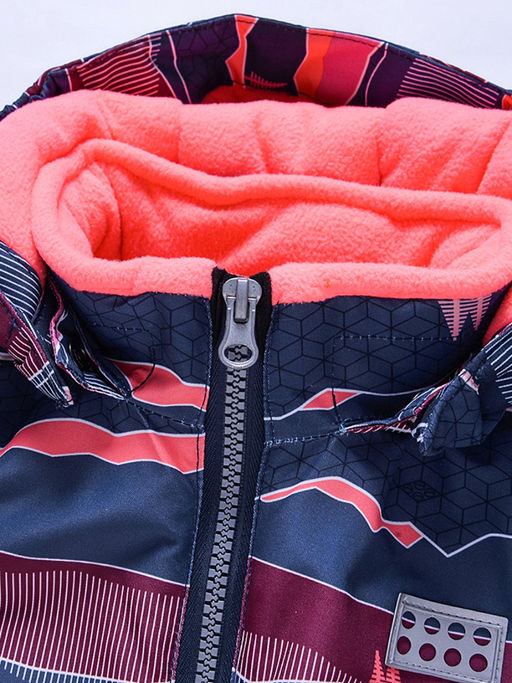 Комбинезон Valianly детский для девочки оранжевого цвета 9216O  фото 4