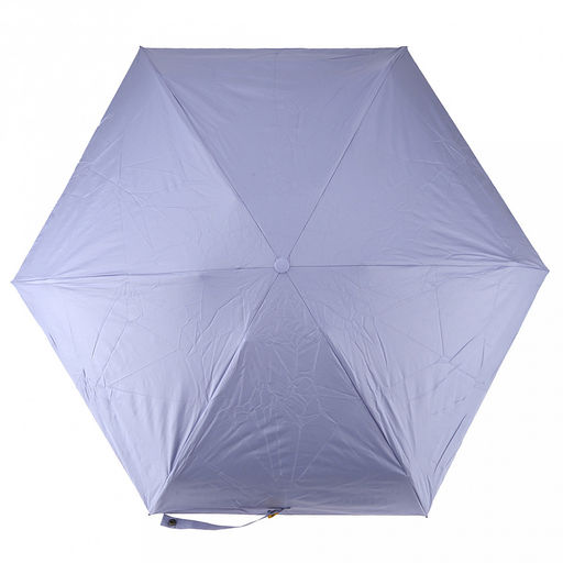 Зонт-мини механический Палитра UPF50+ ткань эпонж (полиэстер) + черное УФ-покрытие, 6 лучей, д/купола 90см, 5 сложений, 18см в сложенном виде, механизм против ветра, ручка с покрытием soft-touch, цвет сиреневый, 218гр (Китай) - Домашняя Мода фото 4