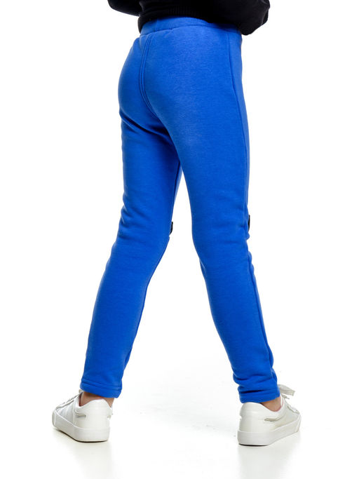 Бриджи лосины для девочки утепленные UD 2334 синий (начес) - Mini maxi фото 4