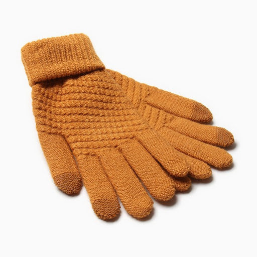 Перчатки женские MINAKU 21 см горчичный  фото 2