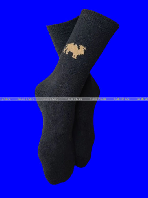 Цена за 12 пар. Береза термоноски мужские верблюжья шерсть внутри махра арт. В-34 41-47 (фактически 39-43) фото 4