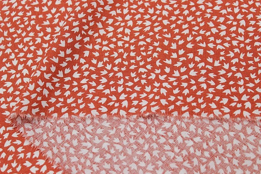Штапель Фабиана цв.терракотовый, ш.1.45м, вискоза-100%, 90гр/м.кв - Купава фото 12