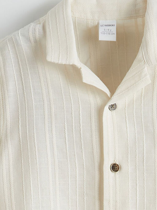 Resort Yaka Pamuklu Erkek ?ocuk G?mlek