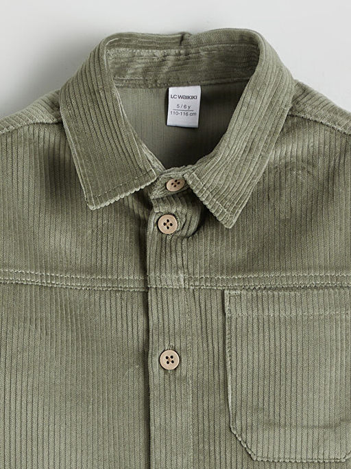 Basic Uzun Kollu Erkek ?ocuk G?mlek