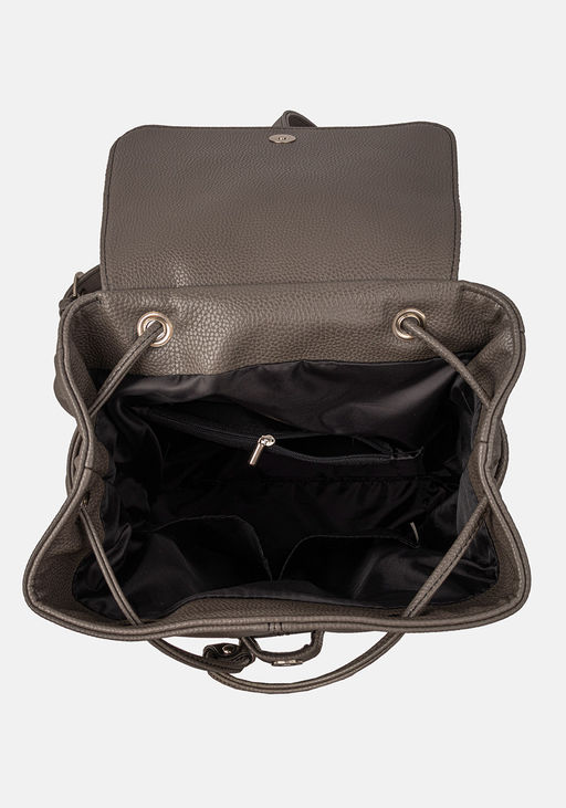 Рюкзак Модель №1581 | кожзам | гладкий | серый | Р921-9 | 33005 - L-craft фото 5