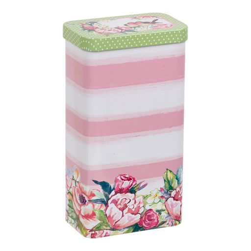 Gamma MSB-02 коробочка жестяная 10.3 х 6.3 х 18.8 см СК/Распродажа №05 Птички в цветах