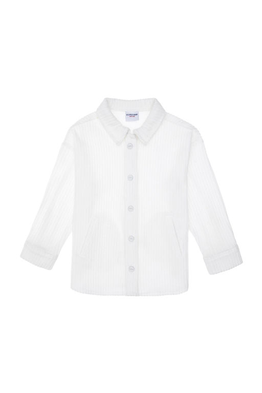 Кремовая трикотажная рубашка для девочки Неожиданная скидка в корзине - U.s. polo assn фото 2