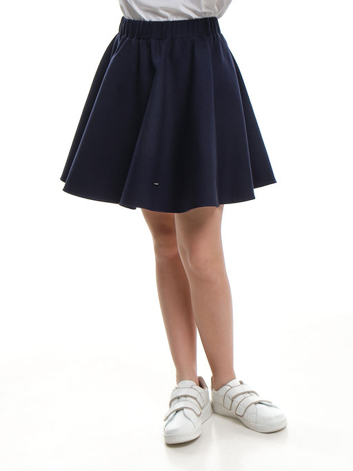 Юбка для девочки в школу синяя форма Солнце 22-4788 синий - Mini maxi фото 3