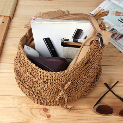 Рюкзак плетеный 30 см / DW-16 /уп 80/коричневый - Галеонтрейд фото 11