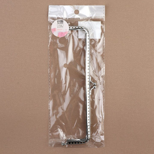 Фермуар пришивной Прямоугольник, 20 см, цвет серебряный - Арт узор фото 7