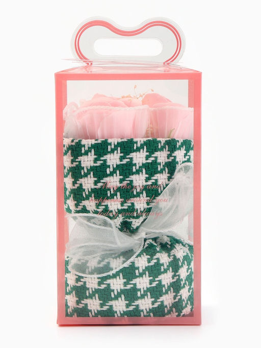 Букет из трех розовых мыльных роз - SB BEAUTY фото 4