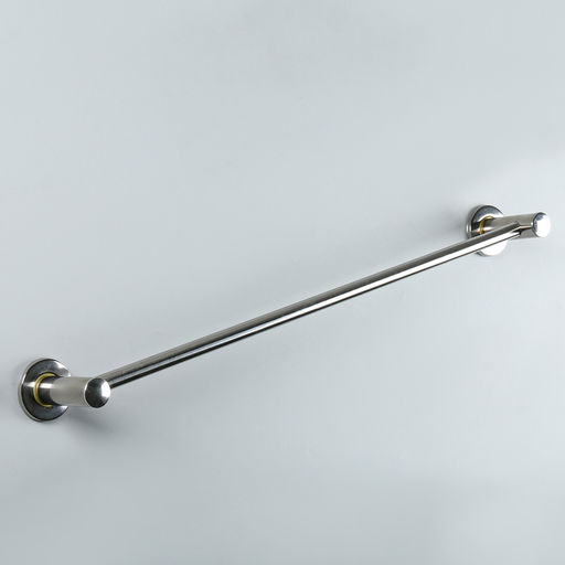 Держатель для полотенец одинарный, 61×5×8.5 см, хром