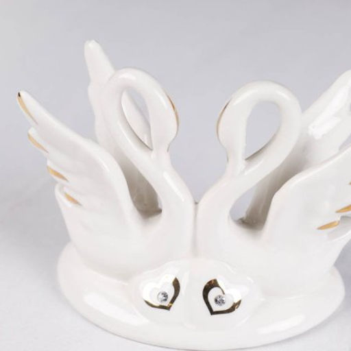 Статуэтка Влюбленные лебеди 8,5 см / B1793N /уп 72/ - Галеонтрейд фото 3