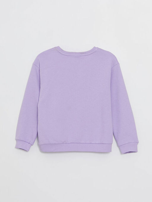 Bisiklet Yaka Uzun Kollu K?z ?ocuk Sweatshirt - Waikiki фото 3