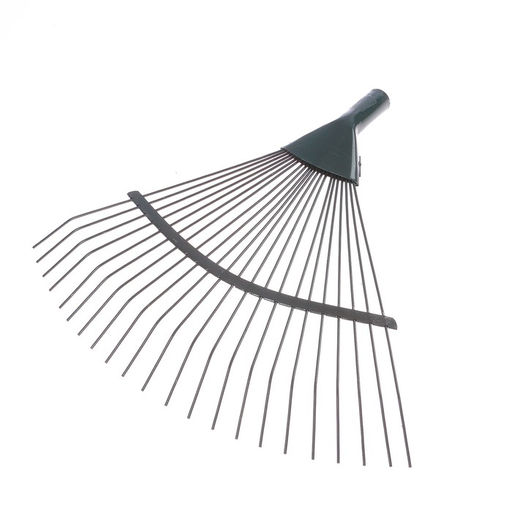 Цена за 2 шт. Грабли веерные, проволочные, 22 зубца, металл, тулейка 30 мм, без черенка, МИКС