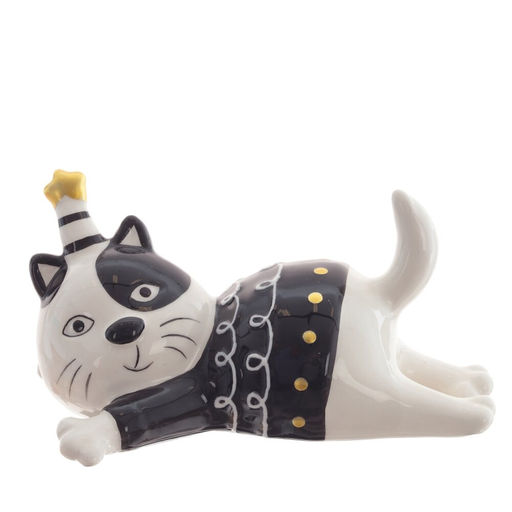 Фигурка декоративная "Кот", L12 W8 H7,5 см, 2в.